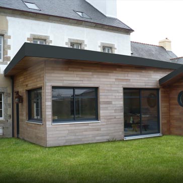Extension de maison dans les Hautes-Alpes